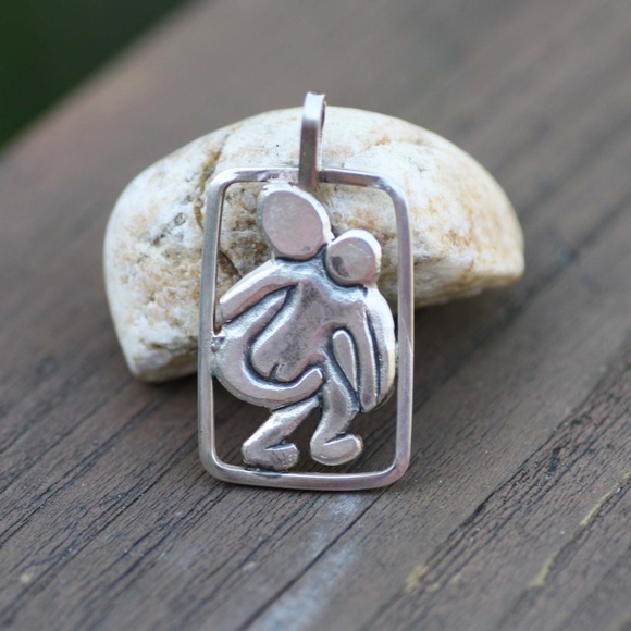 Mother Child Pendant Solid Sterling Silver , Mothers Day, New Baby Dad gift - Picture 6 of 7
